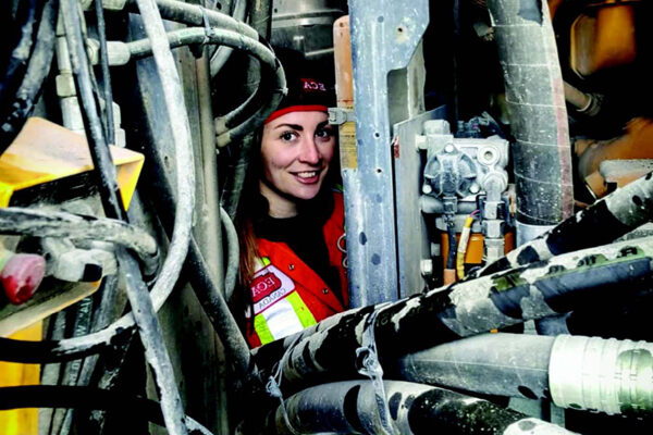 Kassie Davidson, the first female service technician in ECA’s history