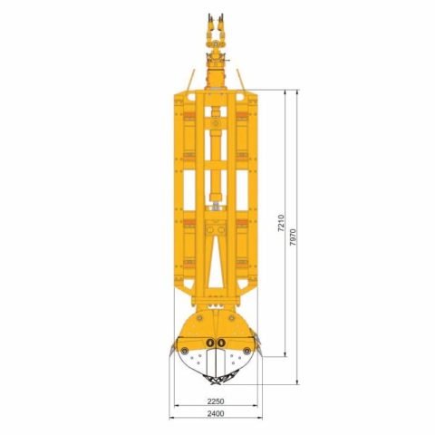 Dhg V Diaphram Wall Hydraulic Grab