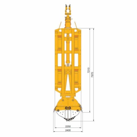 Dhg V Diaphram Wall Hydraulic Grab